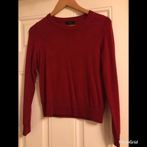J. Crew Merino Sweater Oxblood XXS
